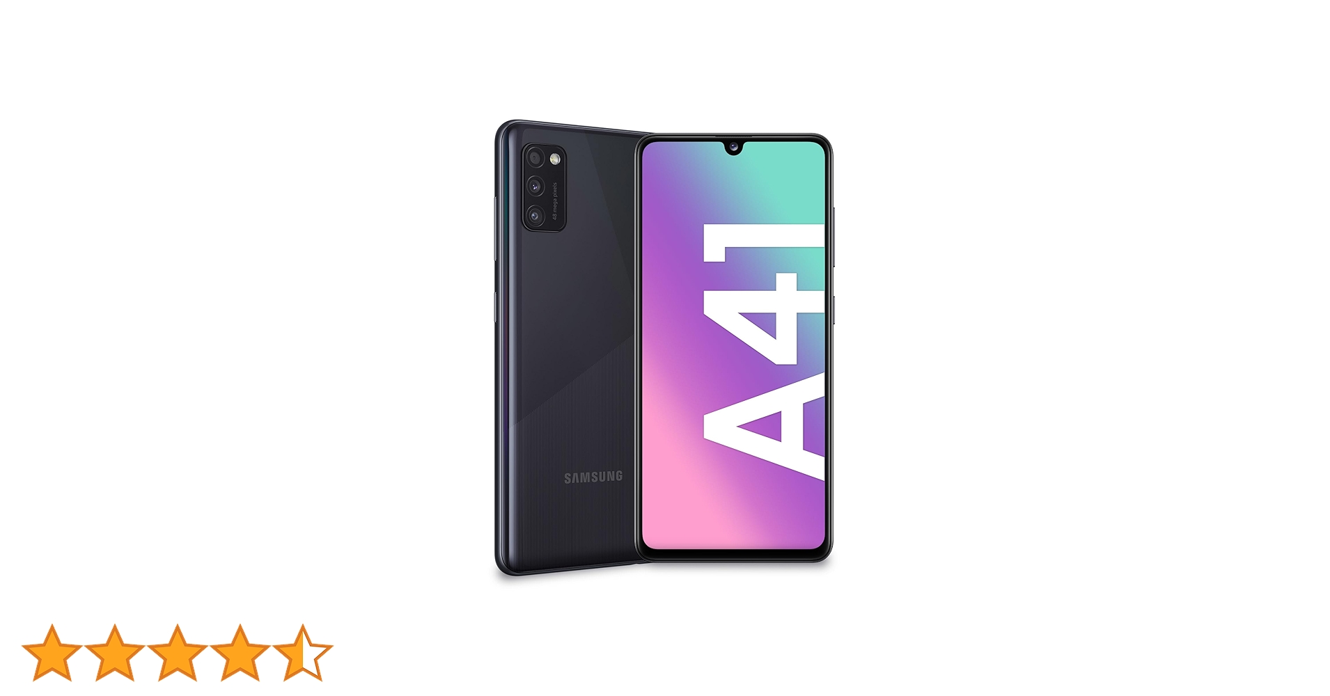 Samsung Galaxy A41, 6.1 Inches Super AMOLED, 3 Back Cameras, 64 GB